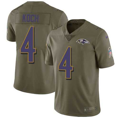 Nike Ravens 4 Sam Koch Olive Salute To Service Limited Jersey Dzhi,We sell and wholesale Nike Ravens 4 Sam Koch Olive Salute To Service Limited Jersey Dzhi on line form chian!